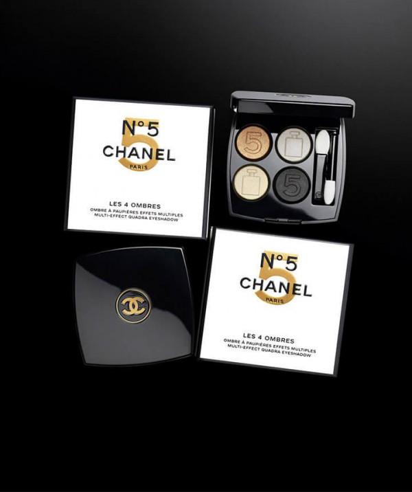 致敬百年傳奇N°5 香水，CHANEL 呈獻金燦2021聖誕限量彩妝系列