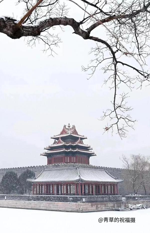 京城冬雪會作畫