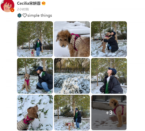 立冬遇初雪,女明星集體發玩雪照,李一桐略顯可愛,宋妍霏很炸街 立冬遇初雪,女明星集體發玩雪照,李一桐略顯可愛,宋妍霏很炸街