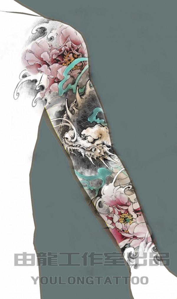 花臂麒麟紋身圖案 花臂麒麟紋身圖案