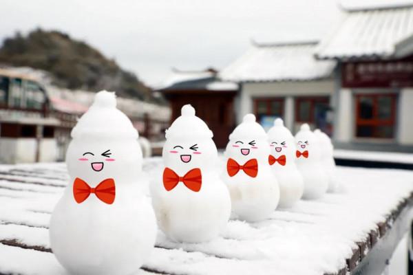 巴山大峽谷羅盤頂下大雪了，快來看被暫停住的美吧