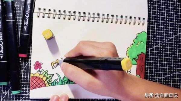 創意兒童畫:分享三款萬能背景畫法,卡通簡筆畫風格,收藏備用 創意兒童畫:分享三款萬能背景畫法,卡通簡筆畫風格,收藏備用