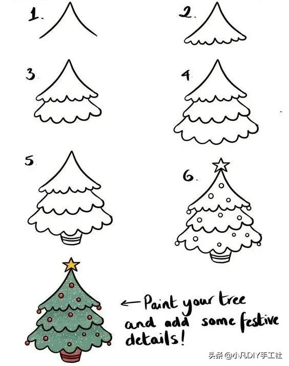 簡單好看的冬季簡筆畫