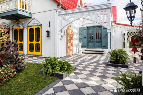 混搭風格的小院有多好看，你可以將你所有的小心思都放到裡面