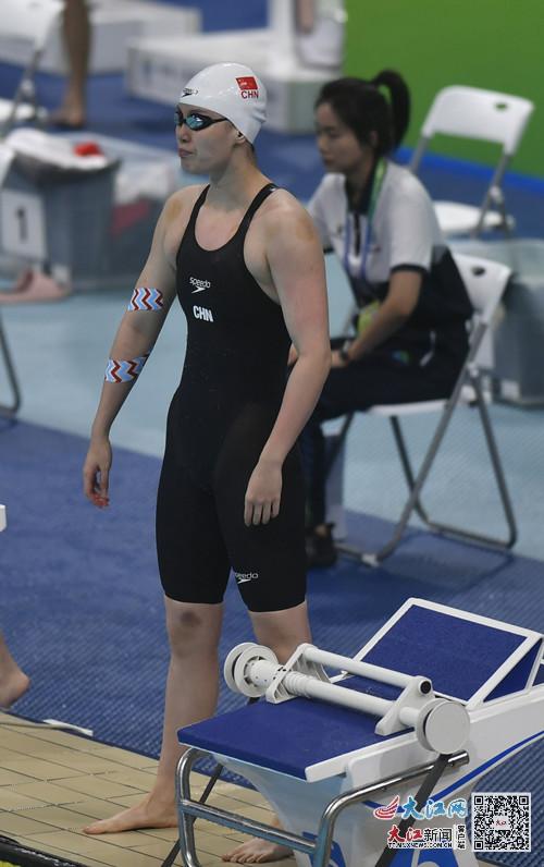 全運會女子100米仰泳預賽 江西選手萬樂天總成績第一晉級半決賽 全運會女子100米仰泳預賽 江西選手萬樂天總成績第一晉級半決賽