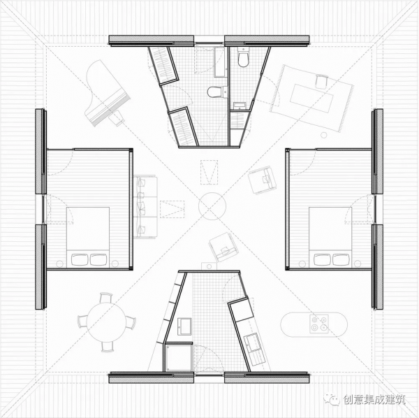 無牆角之家：一對剛退休的夫妻純為舒適建的房子