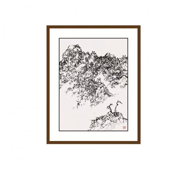 秋深 樹禿 滿地葉