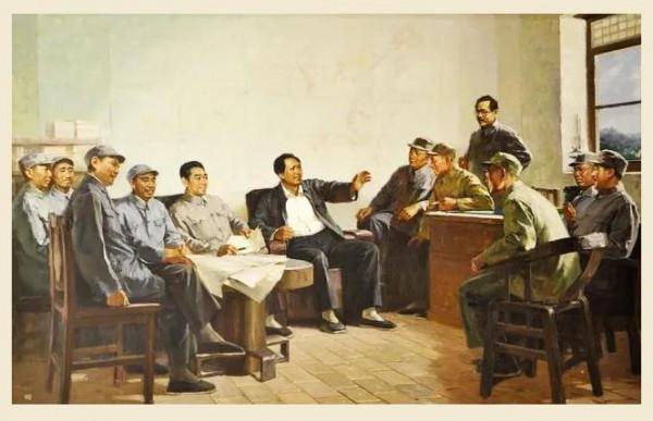 緬懷毛主席——美術作品之毛澤東在建國前夕