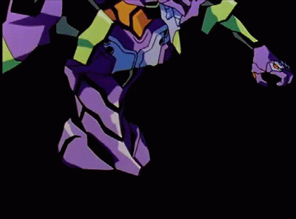 《新世紀福音戰士》第十二使徒夜天使，被初號機從內部突破的使徒