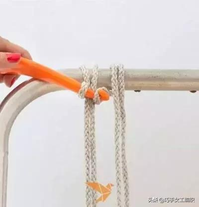 舊摺疊椅改造變身小清新編織摺疊椅製作教程