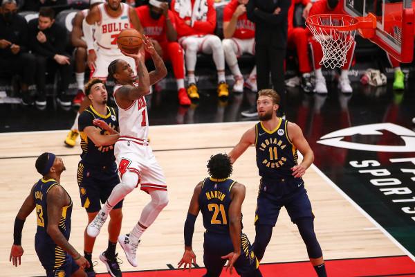 4巨頭61+27，步行者爆冷大勝公牛！籃網坐享漁利！小薩21+11暴走