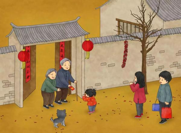 農村90年代的農村春節：十張照片總有一張使你難忘