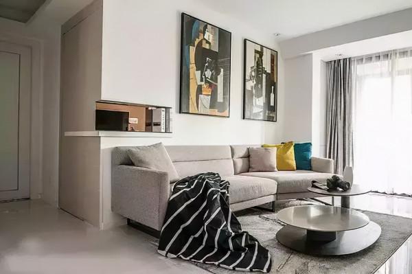 89㎡現代簡約風，大膽的設計，顯得格外溫馨與端莊