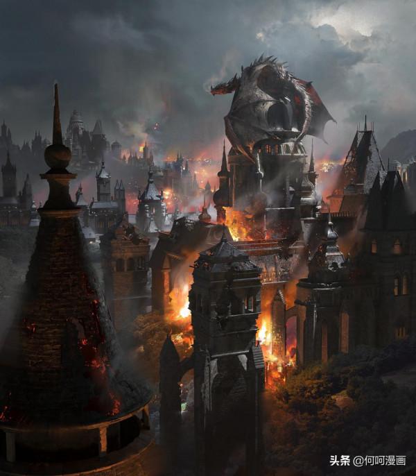 一組很有視覺衝擊力的魔幻題材插畫作品！很有電影鏡頭感