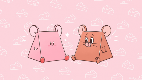 什麼都能吞的星之卡比，怎麼突然就吞到美少女頭上了？