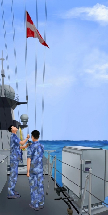 女兵，再見！女孩，加油