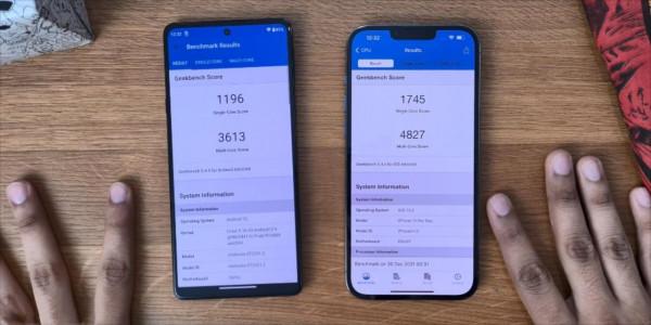iPhone13ProMax和摩托羅拉egdeX30效能PK，驍龍8Gen1不堪一擊