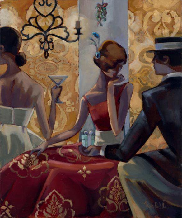 美國復古形象畫家 崔西·比德爾 作品欣賞 美國復古形象畫家 崔西·比德爾 作品欣賞