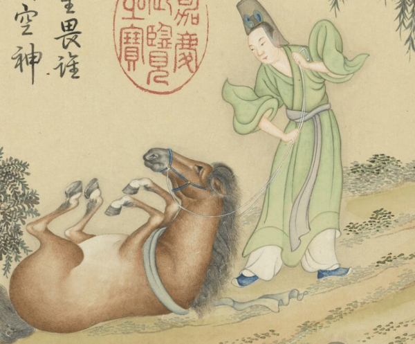 「名畫記」丁觀鵬《摹顧愷之洛神圖卷》，清宮摹古創新的最佳範例