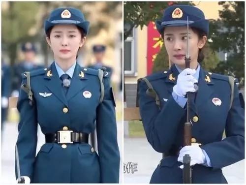 楊冪當過兵？中國人民解放軍：空軍。一起來看看吧