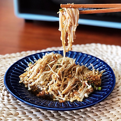 這道烤金針菇，簡單，美味，超級簡單，絕對下飯