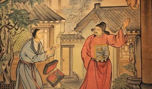 民間故事：取銀贖狗財露白，起貪念裝麻袋丟河裡狗咬麻袋上岸指認