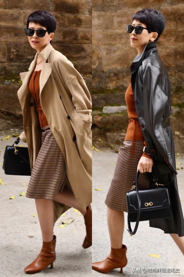 65歲阿姨真會穿，入秋後用這4雙鞋提升時髦感，越老越有時尚範兒