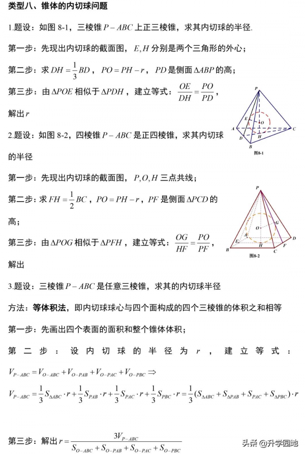 8大模型搞定高考數學壓軸題: 立體幾何外接球與內切球, 高分不發愁!