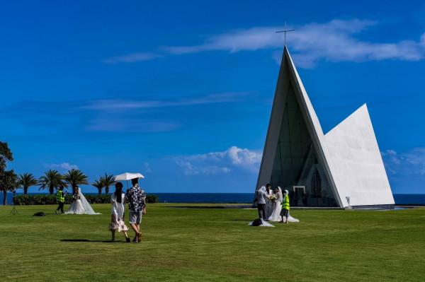 海南:日月灣是婚紗拍照的好地方 海南:日月灣是婚紗拍照的好地方