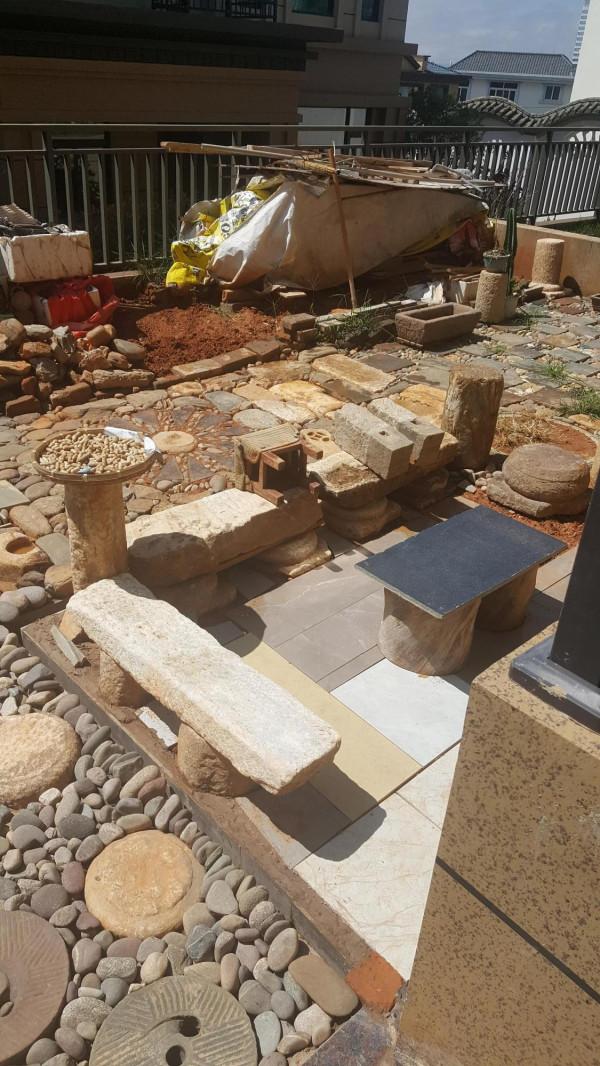 難得的休息天，又搞了一下院子，離目標邁進了一步