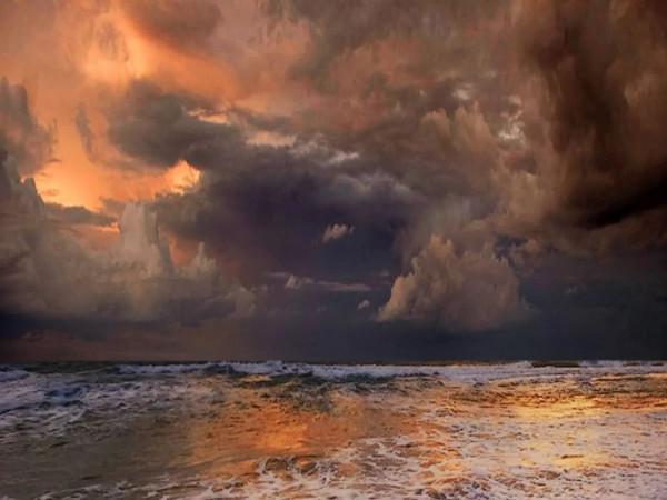 海洋的景色，真美