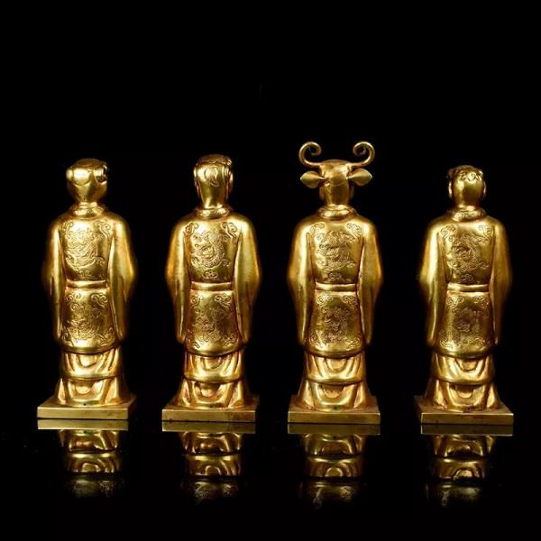 唐代鏨刻銅鎏金