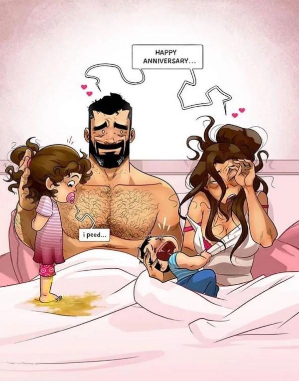 “糙漢”插畫家帶著新作迴歸了，雞飛狗跳的二胎生活，笑中帶淚