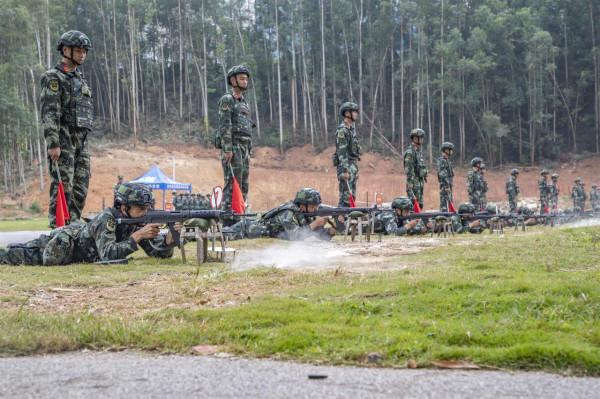 硬核開戰！直擊廣西武警軍人運動會現場