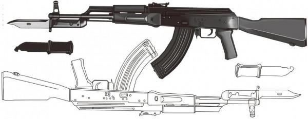 圖解盤點5款經典突擊步槍詳細引數，每把都炫酷拉風，AK47沒上榜