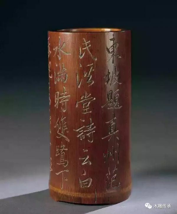 包漿後的竹雕,像極了天外來物 包漿後的竹雕,像極了天外來物