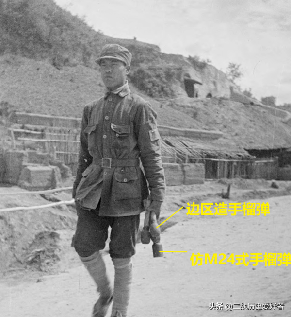 真實八路軍擲彈兵，單手拎起4顆手榴彈，跟歐洲擲彈兵不一樣