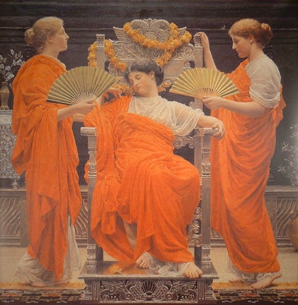 阿爾伯特·約瑟夫·摩爾 – 學術古典主義畫家作品欣賞