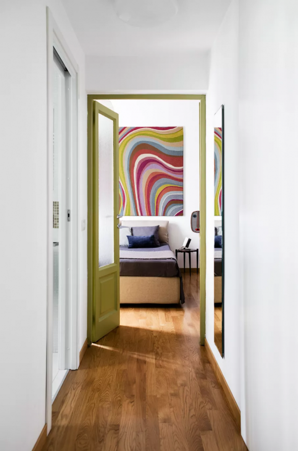 芥末綠42㎡小屋，生活氣太足了，這才是家的感覺