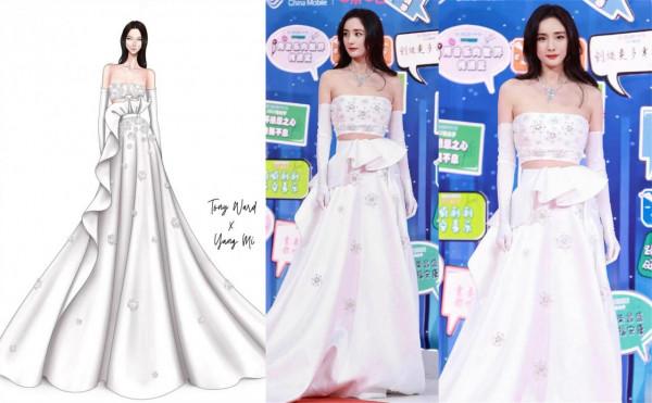 虎年首場紅毯，宋茜穿高定楊冪穿私人定製，張小斐熱巴小眾裙出圈