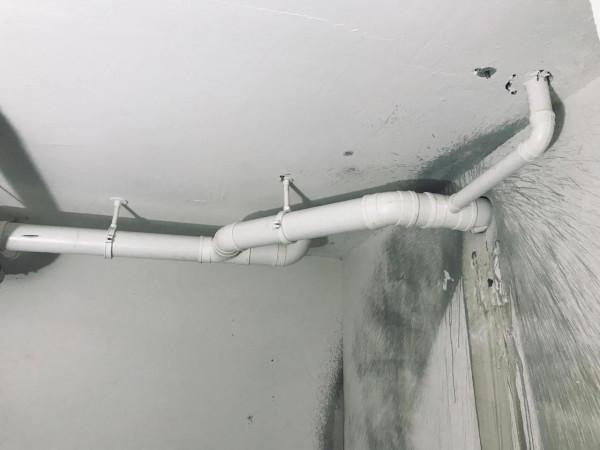 一樓帶小院的房子今天獨立下水改造完工