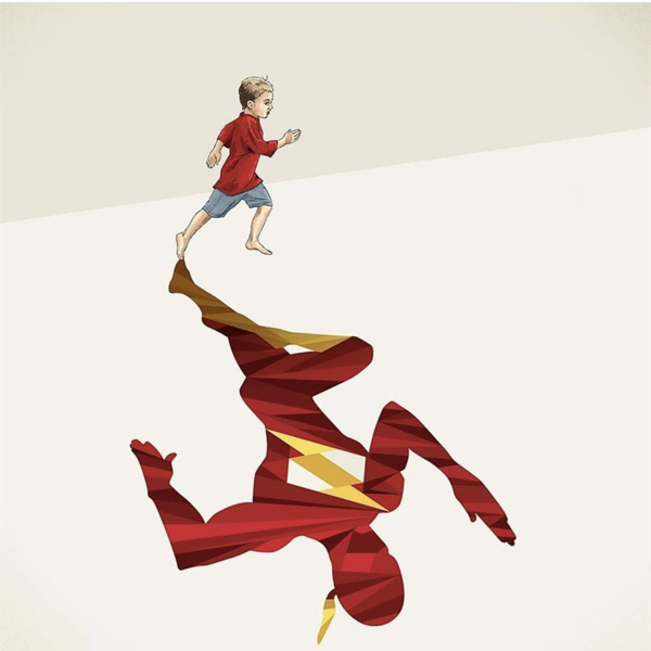 超級英雄的二次元作品不僅帶給觀眾歡樂，更能幫助孩子們構築夢想