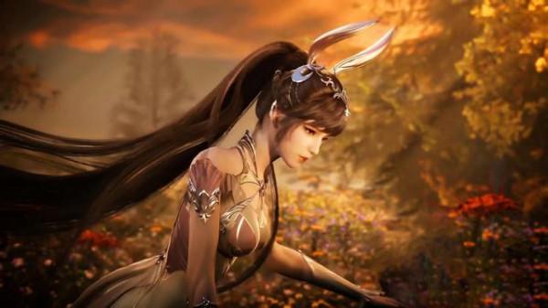 斗羅大陸小白建模曝光，是位粉嫩少女，叉腿而坐姿勢誘人