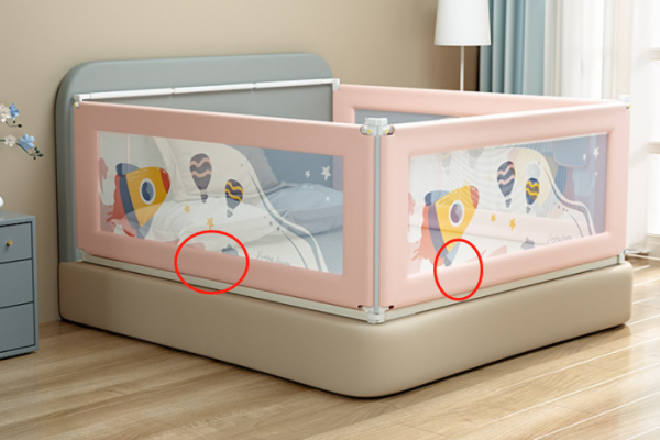 寶寶的頭卡在縫隙裡，掙扎大哭半分鐘，床圍究竟藏著多少隱患？