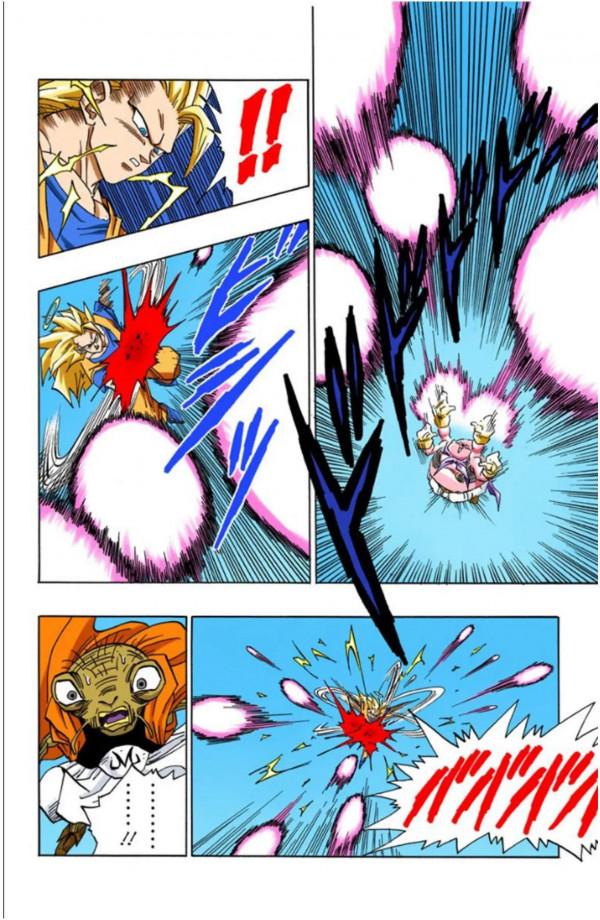 龍珠全綵漫畫471至475回~超級賽亞人3首秀，戰平魔人布歐