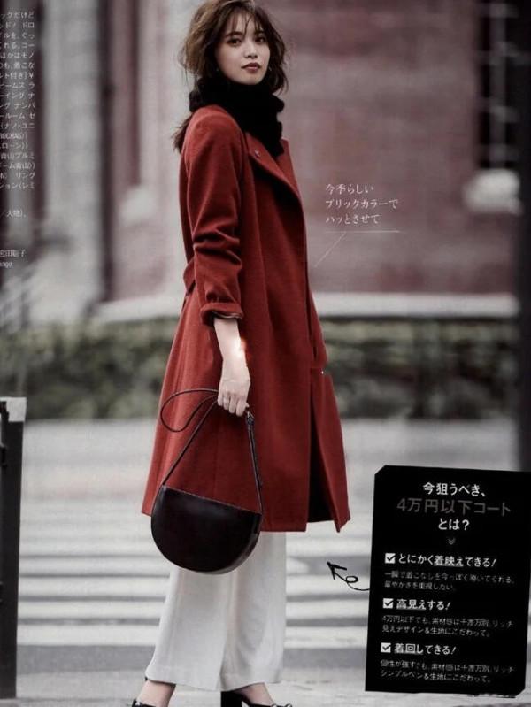 紅色大衣怎麼穿不顯豔俗，試試這些搭配方式，高階又明豔