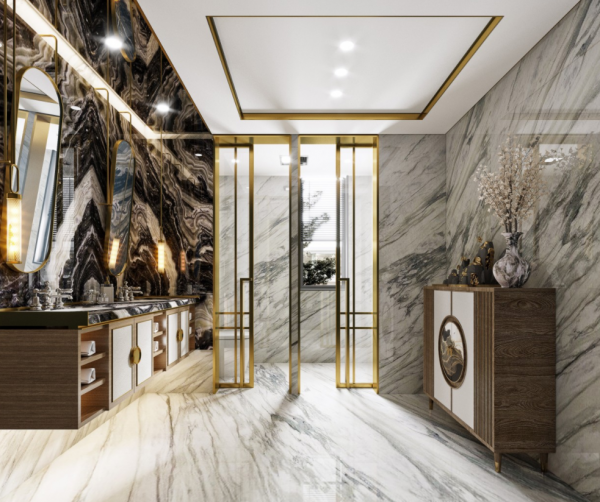 大理石衛生間，果然與眾不同