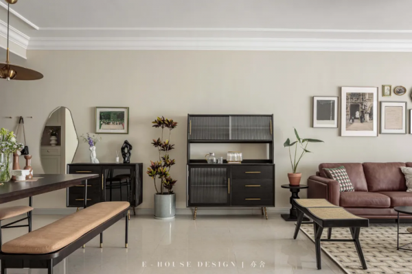 不界定風格，將喜歡元素和顏色混搭 122㎡ 精裝房復古文藝又工業範