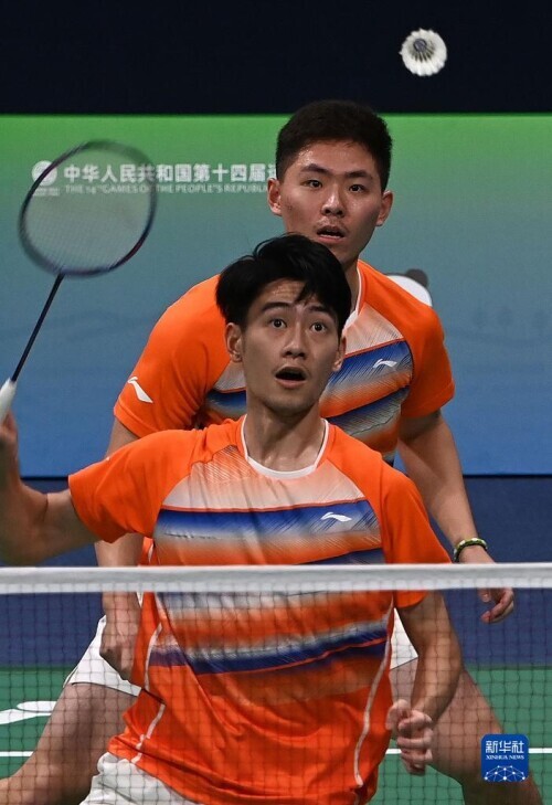全運會羽毛球男子雙打：王昶/周昊東奪冠