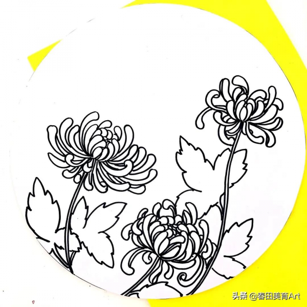 教程丨少兒美術課程《賞菊迎鶴來》 教程丨少兒美術課程《賞菊迎鶴來》